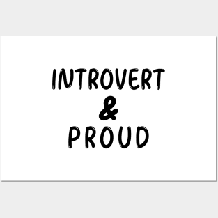 Introvert & Proud Posters and Art